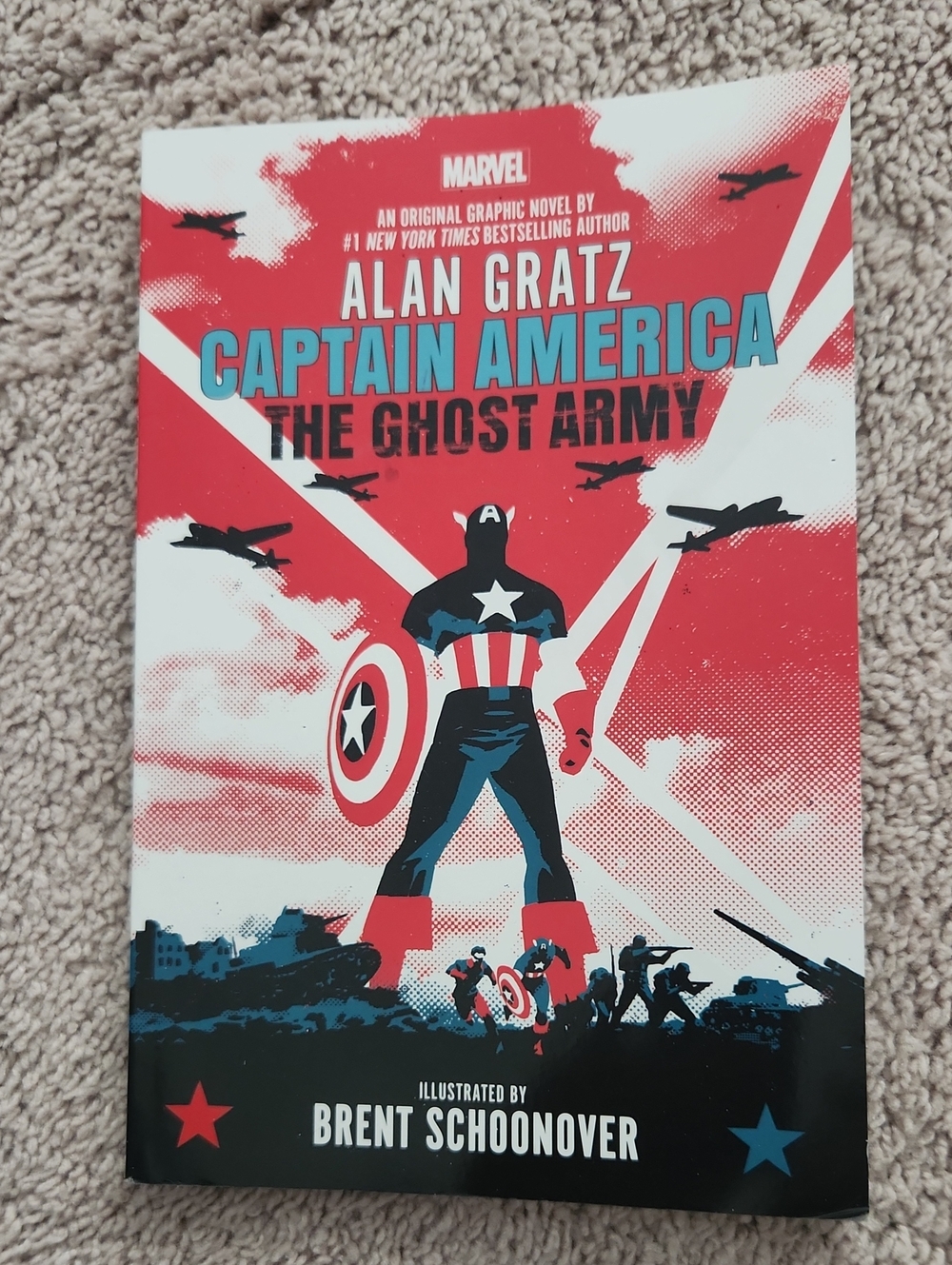 Marvel Captain America: The Ghost Army - Red, Blue, White Graphic Novel